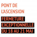 Fermeture Pont de l'Ascension 2023
