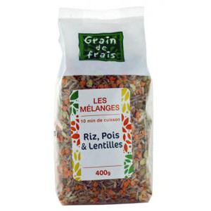 Mélange Riz, Pois, Lentilles