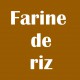Farine "crème" de riz